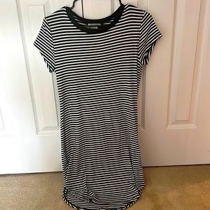 Black and White striped dress
